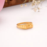 Fancy Golden Silver Ring for Women’s