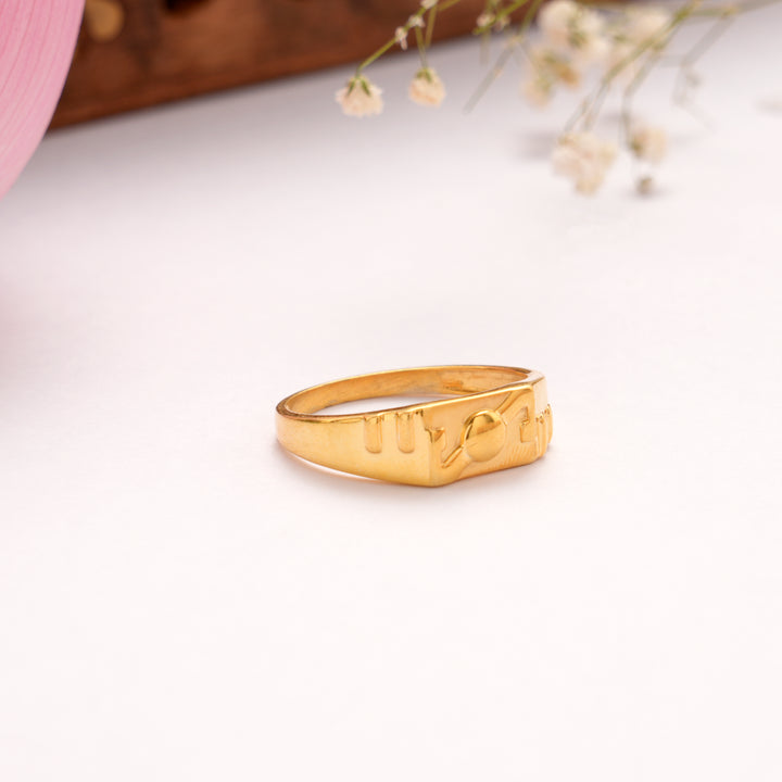 Fancy Golden Silver Ring for Women’s