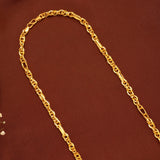 Heritage Indo Paper Link Pattern Gold Chain