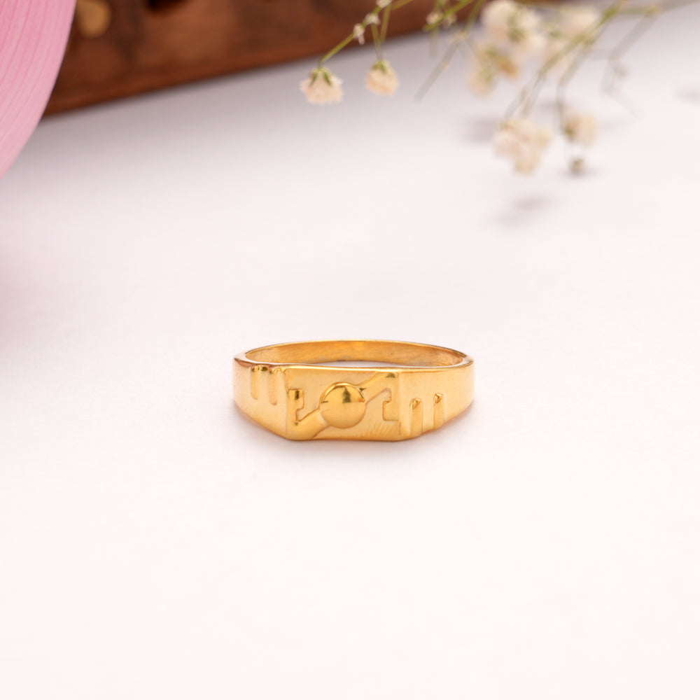 Fancy Golden Silver Ring for Women’s