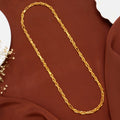 Heritage Indo Paper Link Pattern Gold Chain