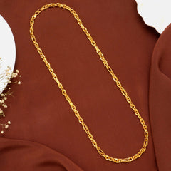 Heritage Indo Paper Link Pattern Gold Chain