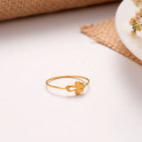 Minimal Butterfly Design Golden Ring