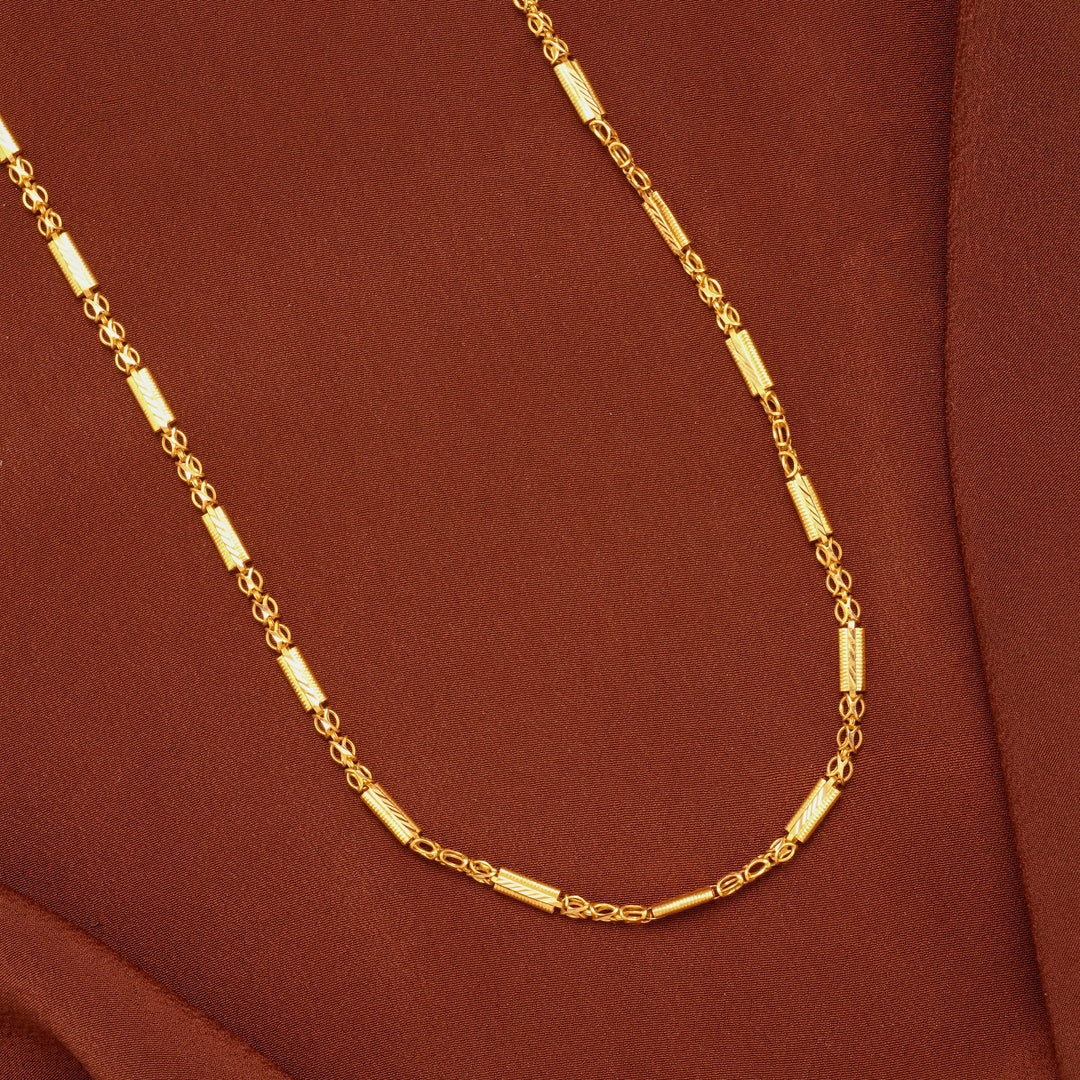 Elegant Capsule Kerala Design Gold Chain
