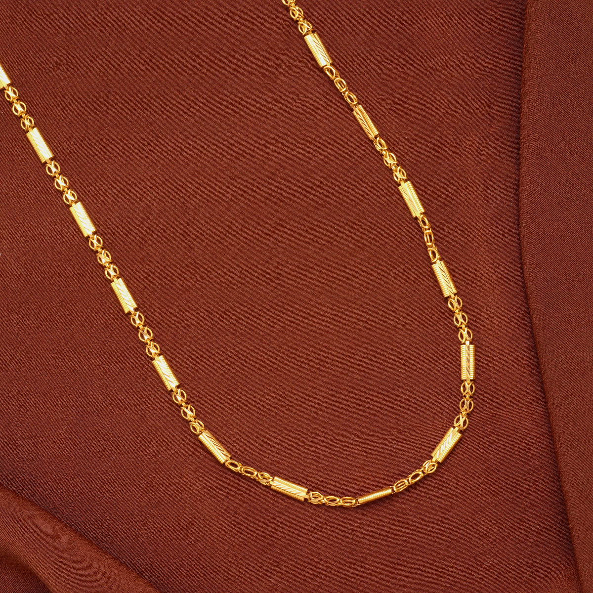 Elegant Capsule Kerala Design Gold Chain