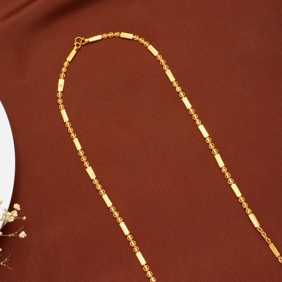 Elegant Capsule Kerala Design Gold Chain