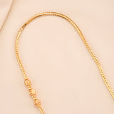 Nagas Triple Bead Golden Mugappu Chain