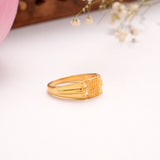 Classic Casting Silver Golden Ring
