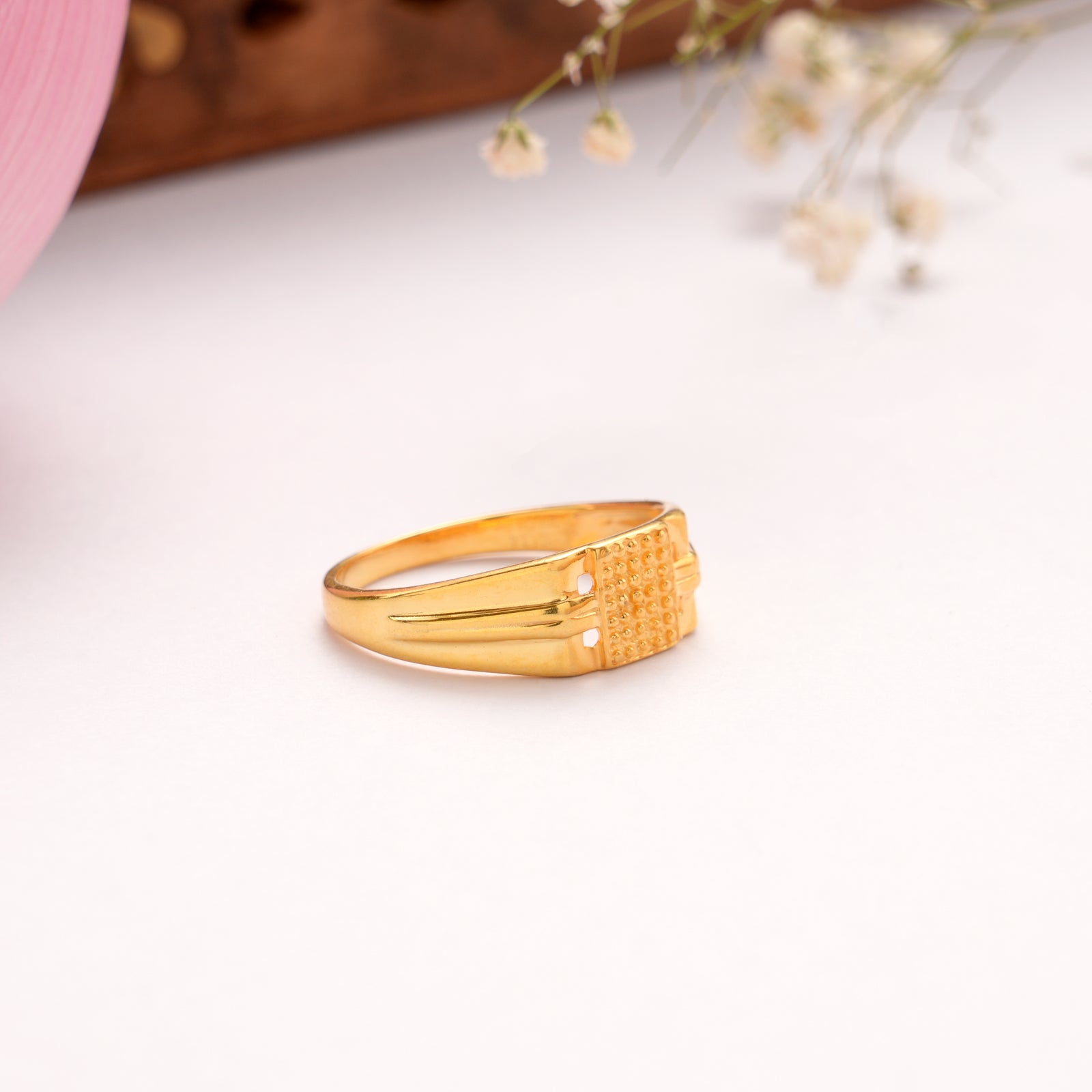 Classic Casting Silver Golden Ring