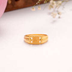 Classic Casting Silver Golden Ring