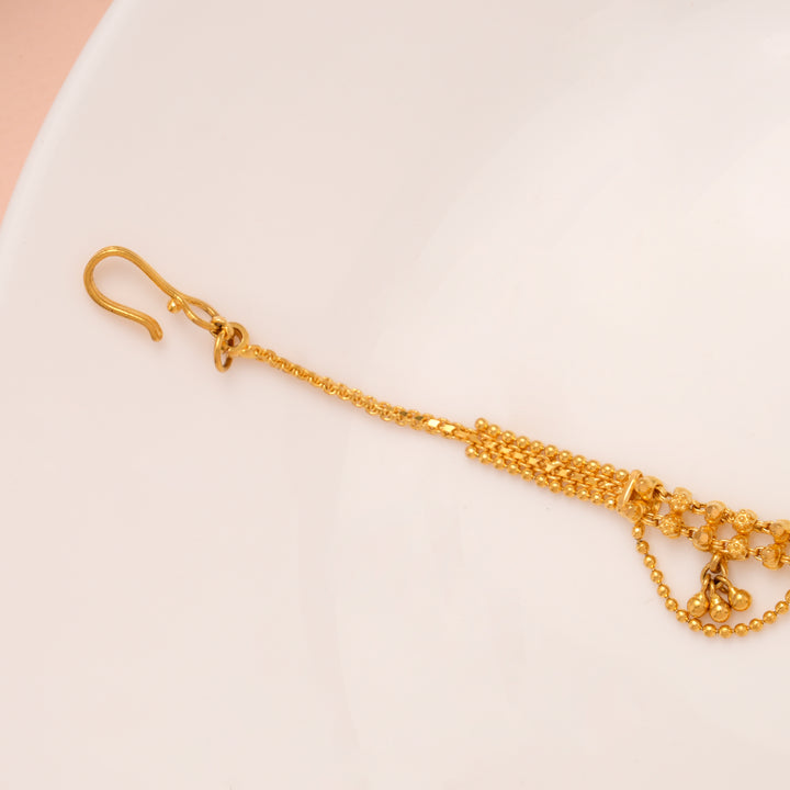 Traditional Gold Chain Drops Bracelet for Women
