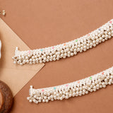 Color Enamel Pattern Drop Silver Anklet with Bells
