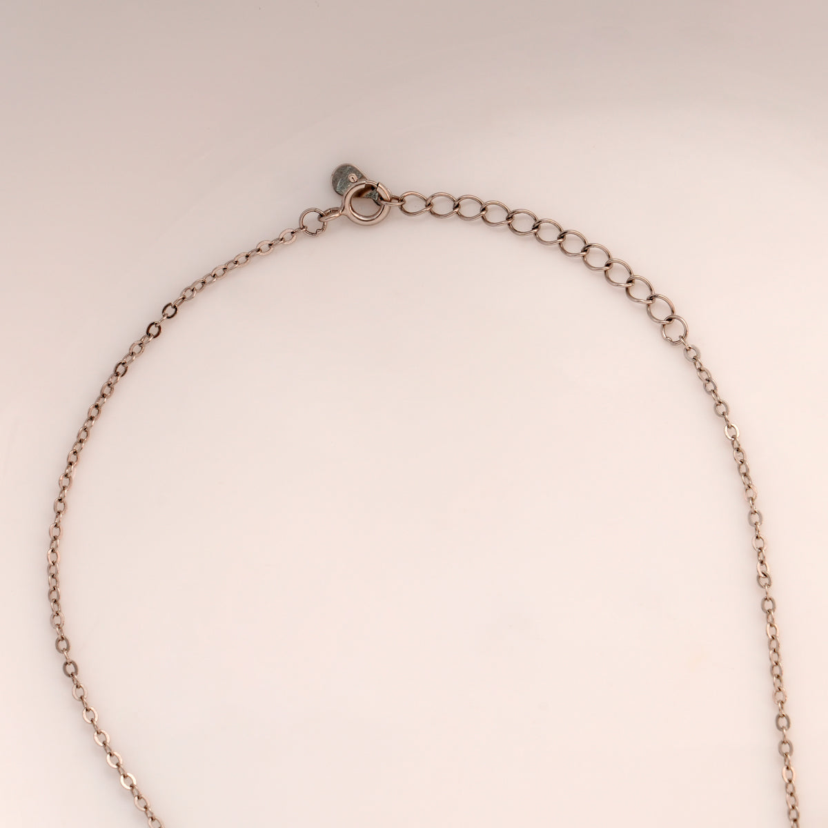 Heart Silver Lock Pendant Chain