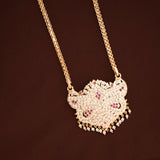 Traditional White Stone Golden Chain