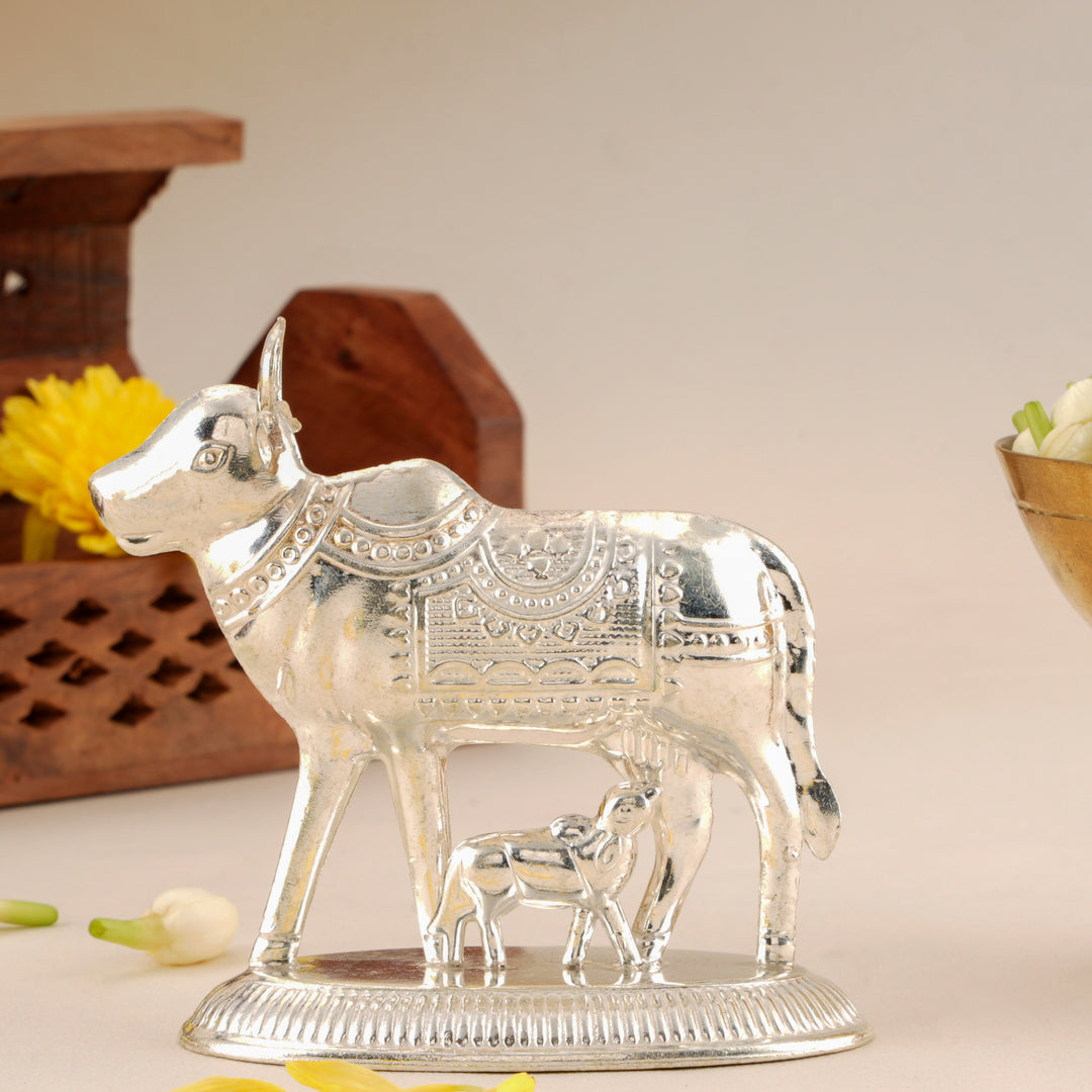 Elegant Komatha Silver Statue