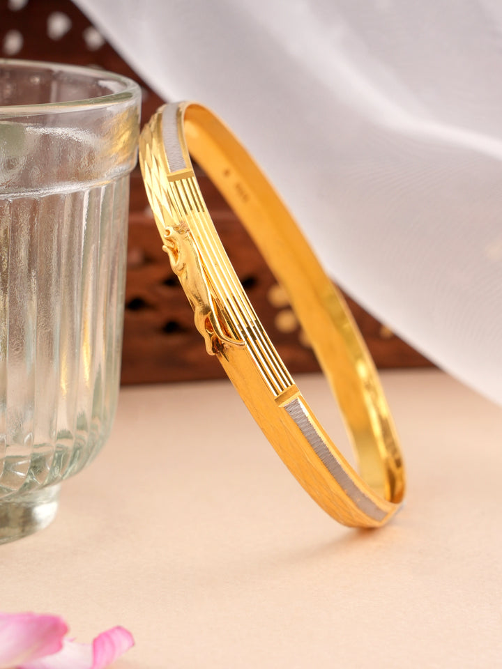 Minimalist Jaguar Gold Kada