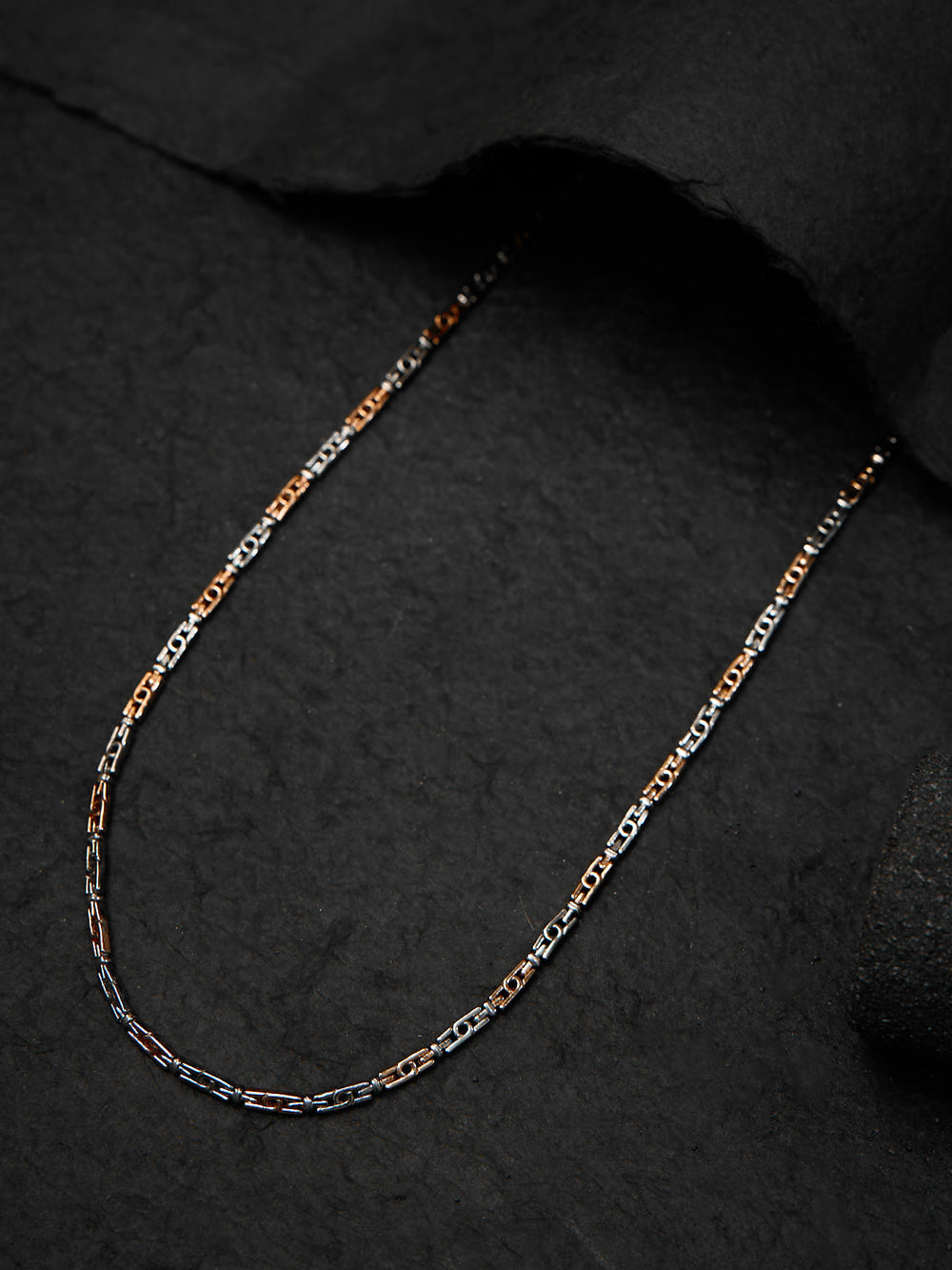 Rose Gold Sovereign Rope Men's Chain
