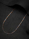 Rose Gold Sovereign Rope Men's Chain