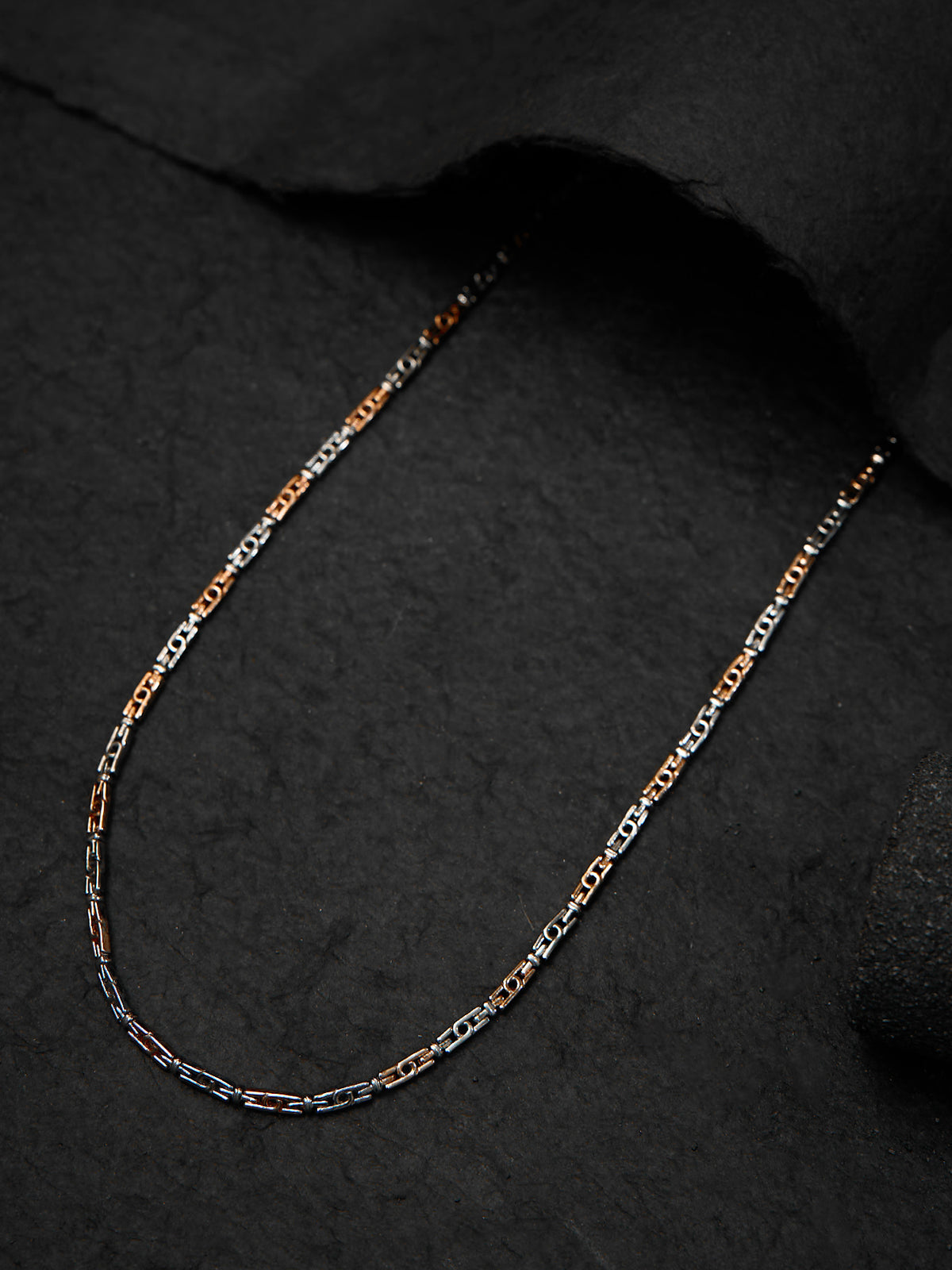 Rose Gold Sovereign Rope Men's Chain