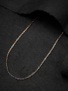 Rose Gold Sovereign Rope Men's Chain