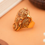 Sacred Lord Vinayagar Gold Men’s Ring