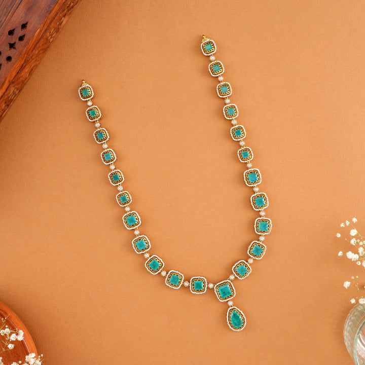 Elegant Green Stone Swarovski Haram