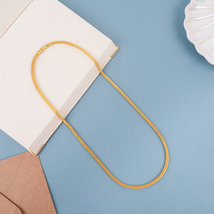 Fancy Bold Mesh Gold Chain