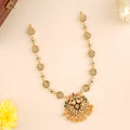 Antique Ruby and Emerald Peacock Necklace
