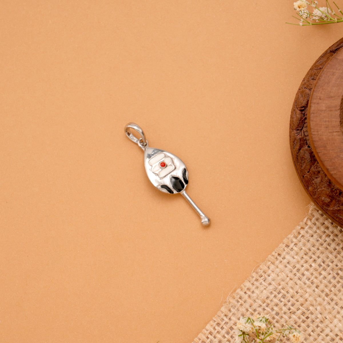 Classic Murugan Vel Silver Pendant