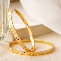 Cute Balls Silver Gold Plated Baby Bangle