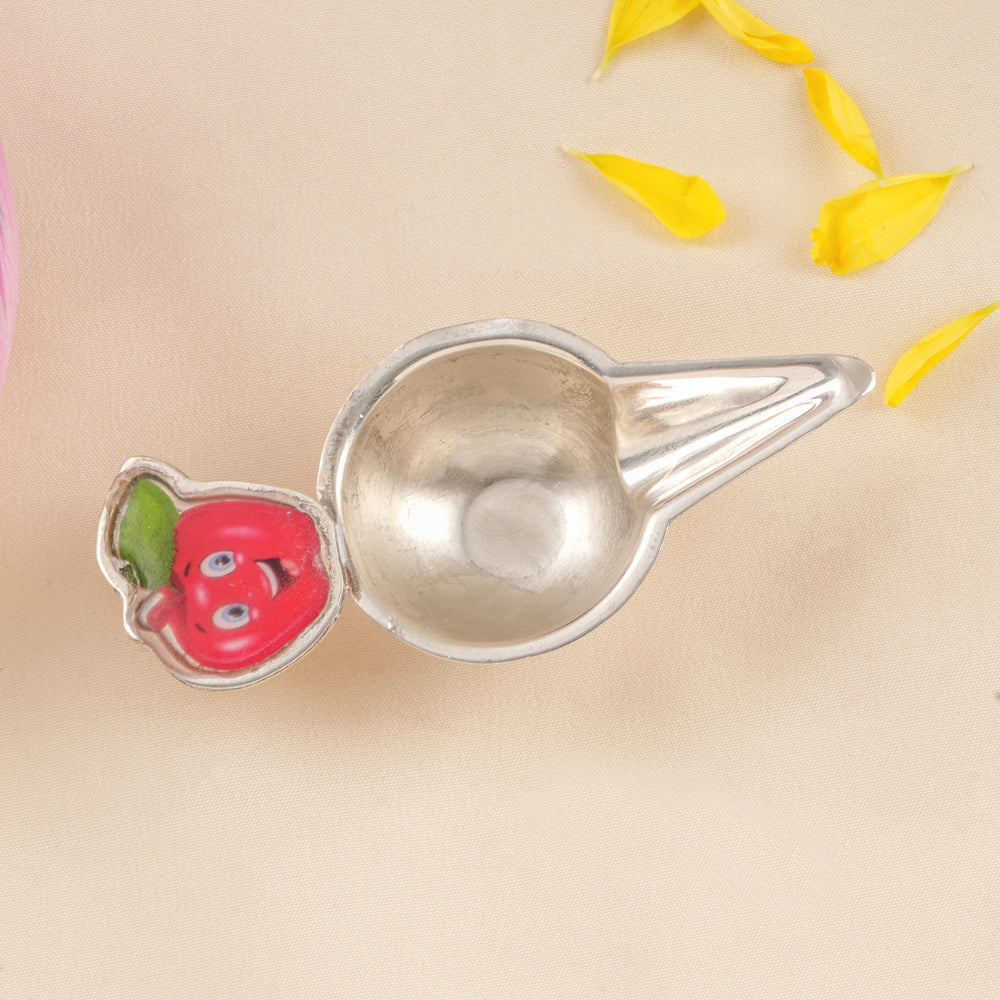 Silver New Born Baby Apple Feeder
