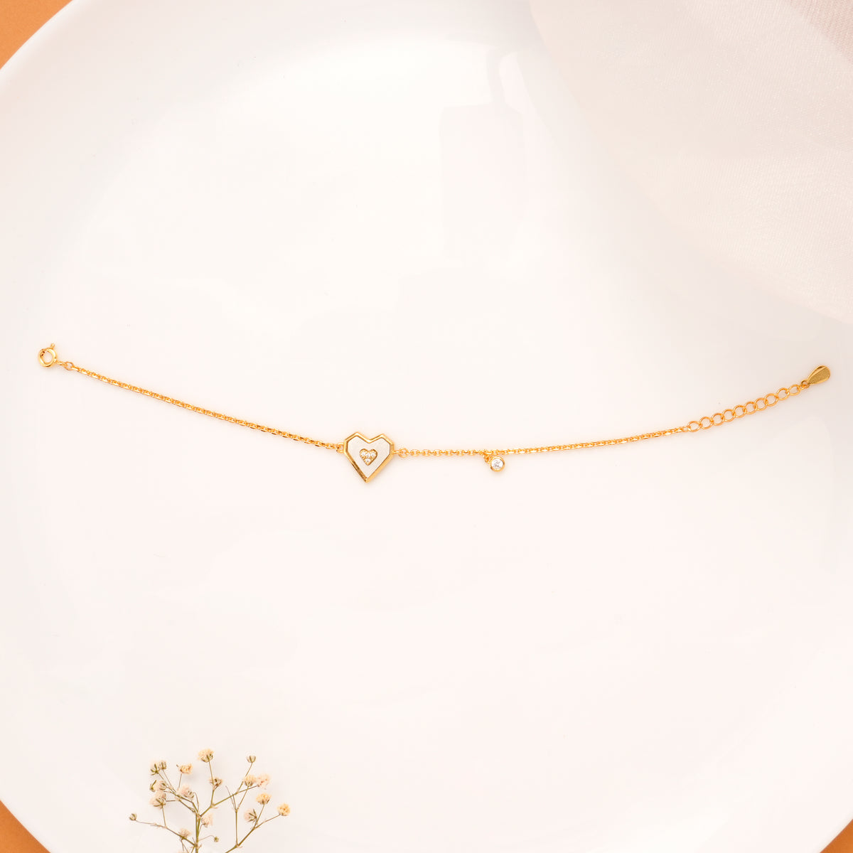 Little Princess Double Heart Bracelet