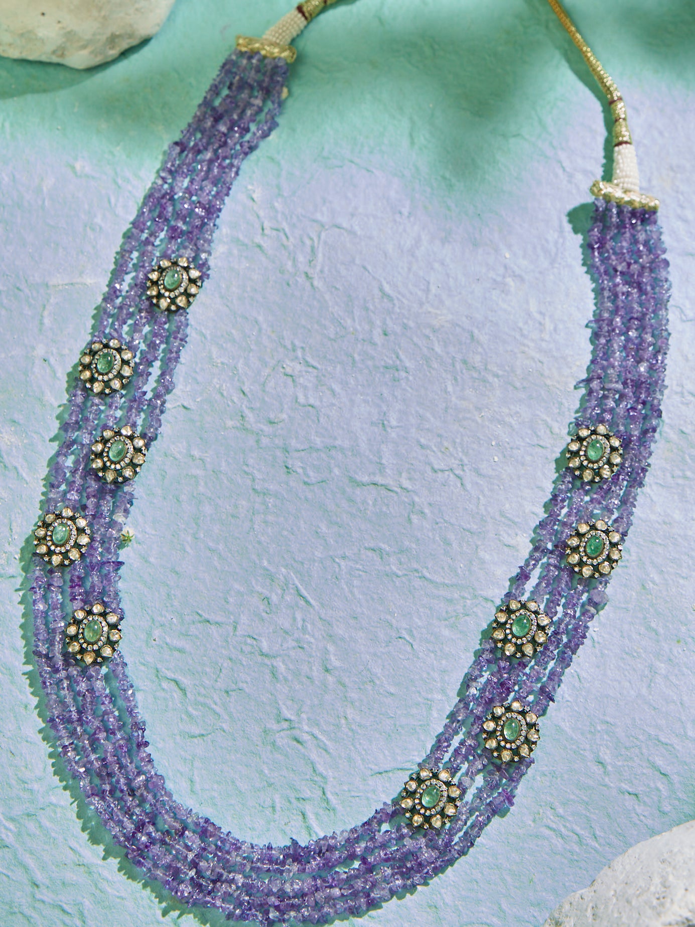 Tanzanite Beaded Victorian Haram