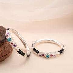 Smooth Finish Silver Baby Bracelet