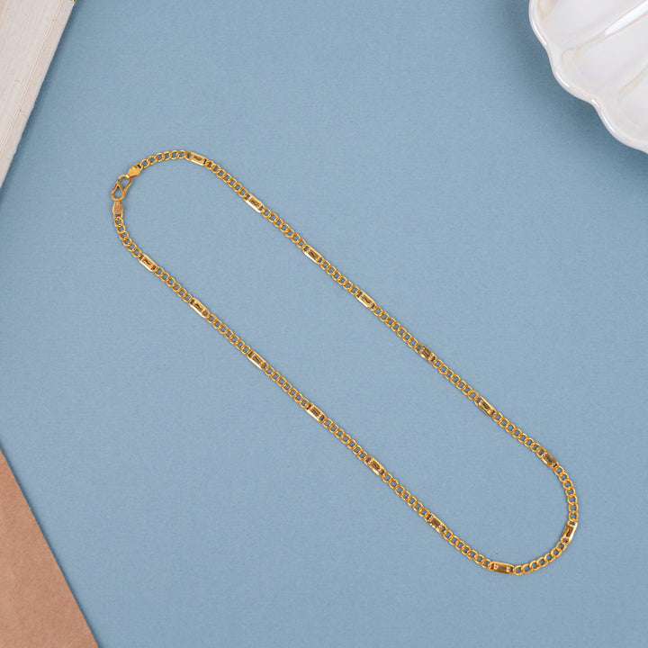 Classic Paper Clip Gold Sachin Chain