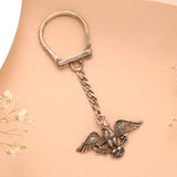 Iconic Eagle Silver Pendant Keychain