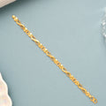 Iconic Infinity Gold Bracelet for Men