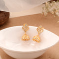 Heritage Gold Plated Fancy Jhumkas