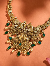 Divine Lakshmi Malhar Temple Necklace