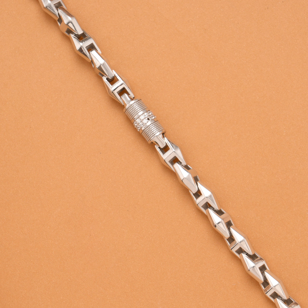 Rhombus Link Chain Bracelet for Men