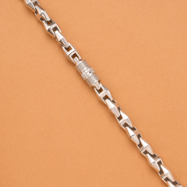 Rhombus Link Chain Bracelet for Men