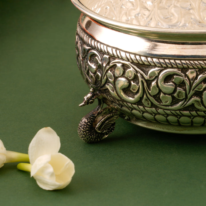 Antique Design Silver Decorative Bowl
