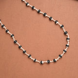 Karungali Energy Beads Silver Chain