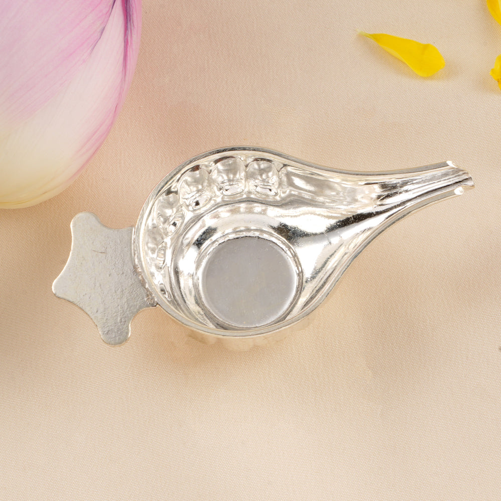 Shining Sterling Silver Baby Feed Feeder