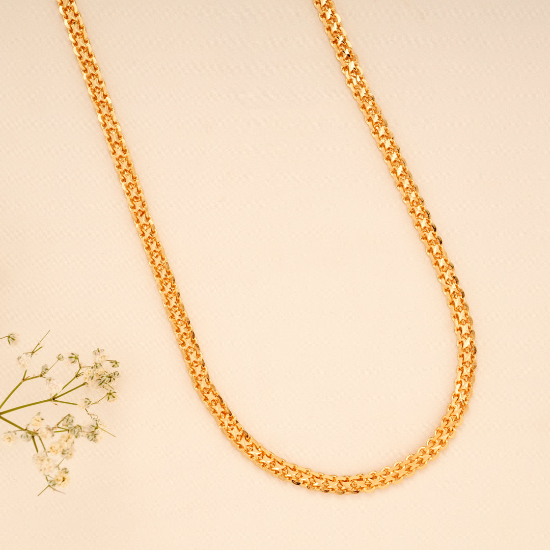 Imperial Mesh Gold Plated Chain