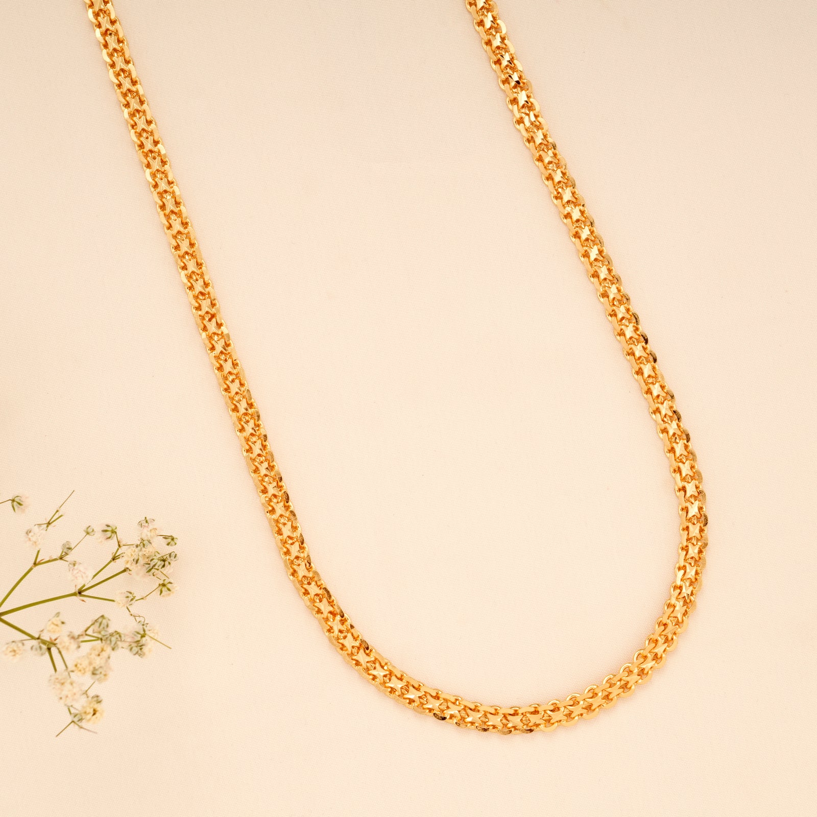Imperial Mesh Gold Plated Chain