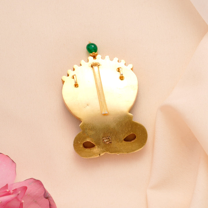 Divine Nagam Kundan 2-in-1 Pendant Jada Billa