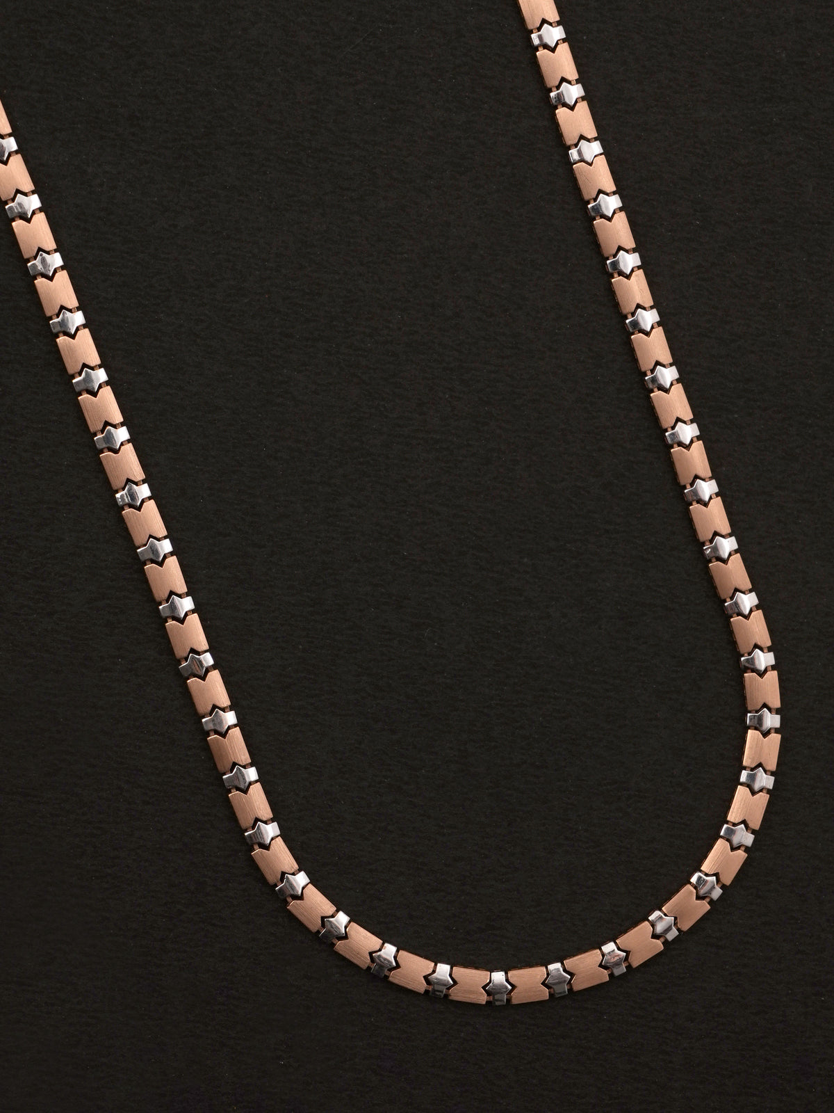 Matte Finish Rose Gold Chain for Men