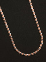 Matte Finish Rose Gold Chain for Men