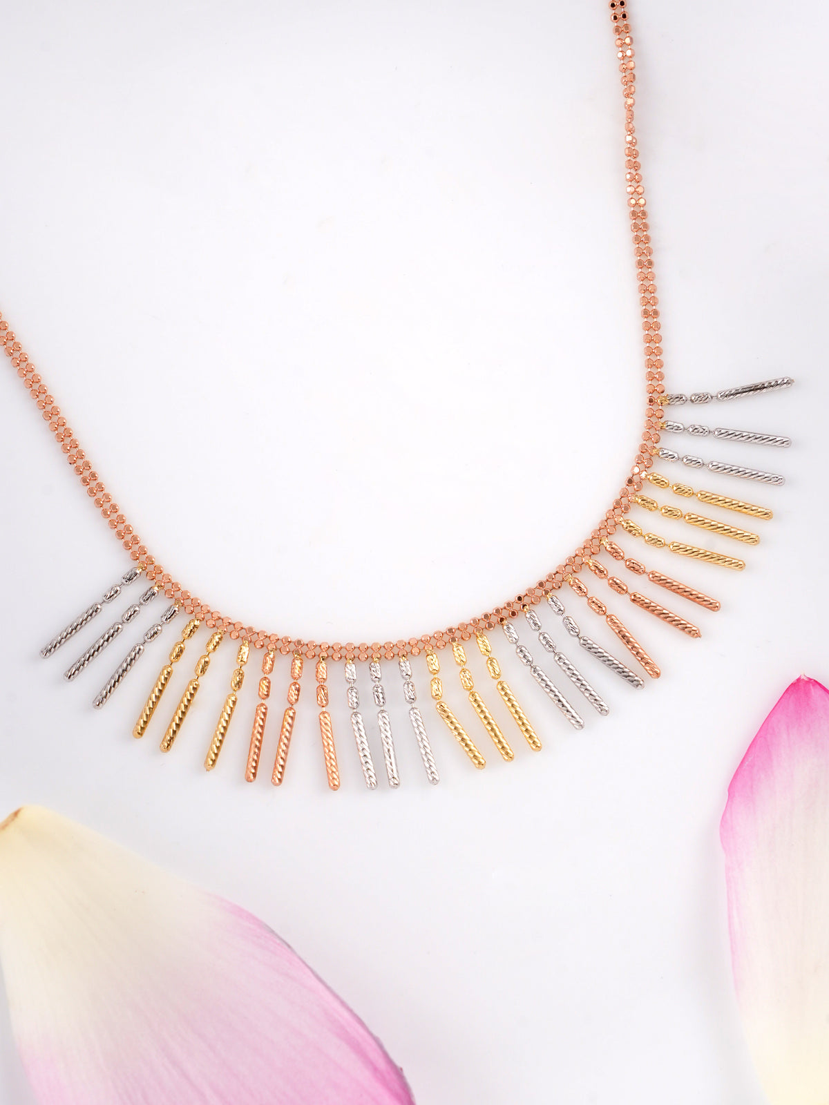 Bib Stick Rose Gold Chain